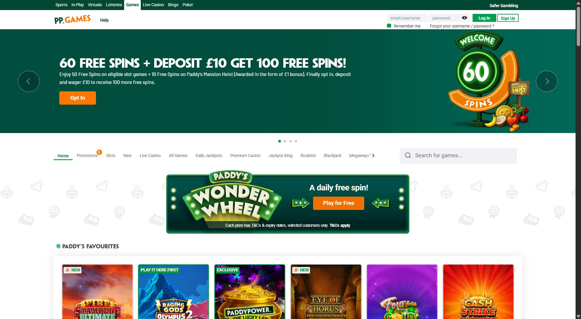 10. Paddy Power Games - Reliable AstroPay Casino Pick